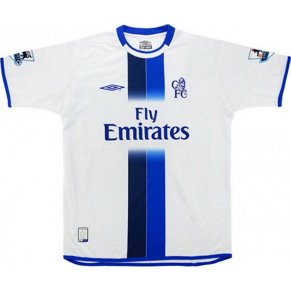 Thailande Maillot Football Chelsea Exterieur Retro 2003 2005 Blanc